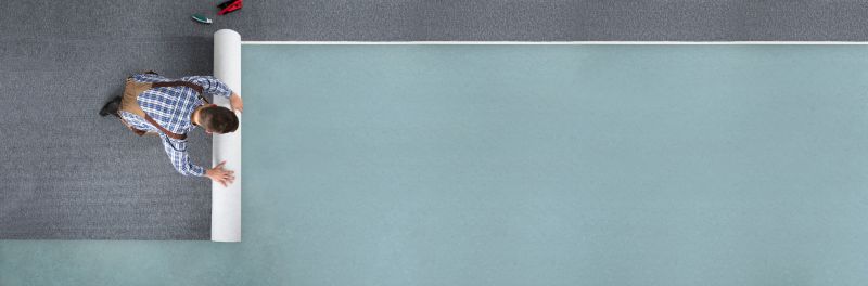 Plush Carpet Installation